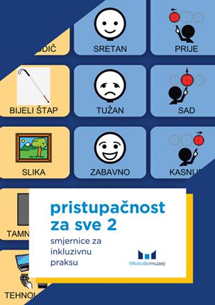 Slika naslovnice publikacije: Pristupačnost za sve 2 - smjernice za inkluzivnu praksu